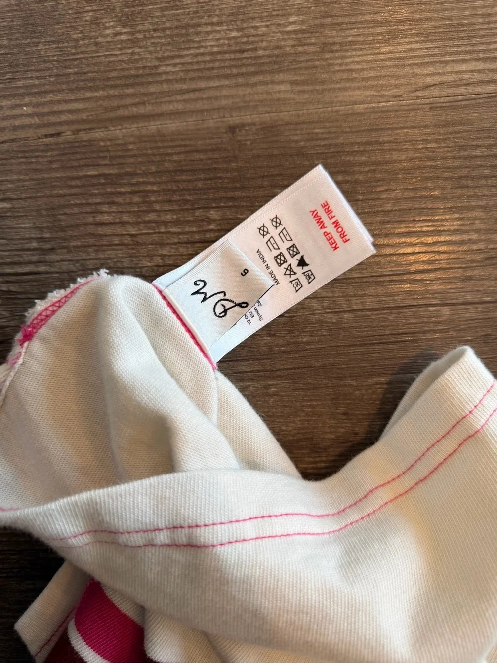 Damson Madder Maroon & Pink Stripes Long Sleeve - Picture 6 of 6